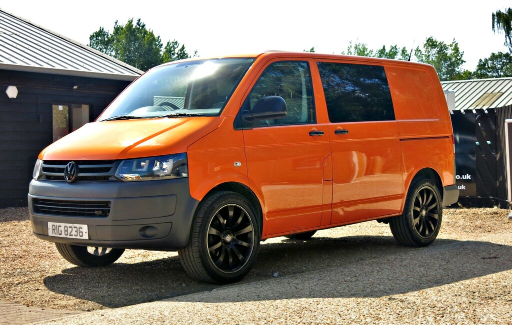 Volkswagen Transporter Panel Van T5.1 140Hp Swb T32 6 Seater Tailgate No Orange