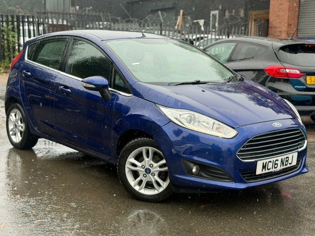 Ford Fiesta 1.0T Ecoboost Zetec Hatchback Powershif Blue