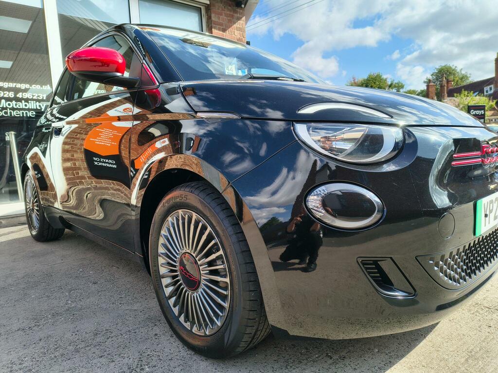 Fiat 500E 42Kwh Red Hatchback 118 Ps Black #5
