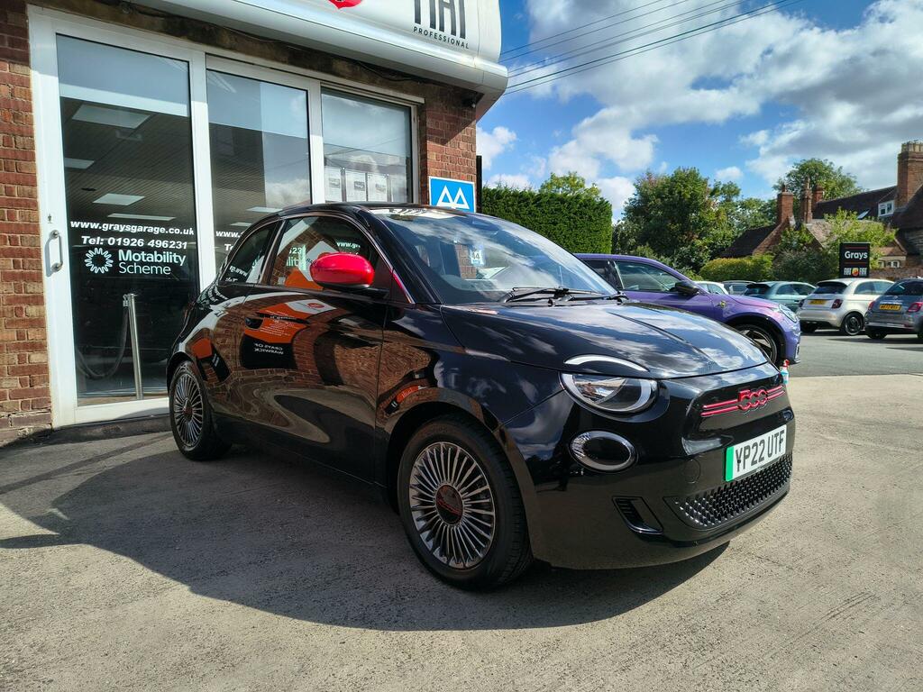 Fiat 500E 42Kwh Red Hatchback 118 Ps Black #4