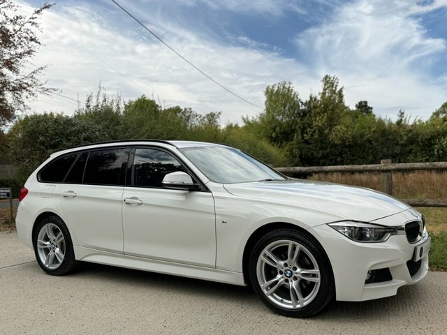 BMW 3 Series 320I M Sport Touring White #3