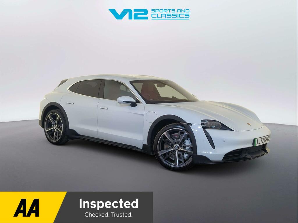Porsche Taycan Performance Plus 93.4Kwh Turbo Cross Turismo White