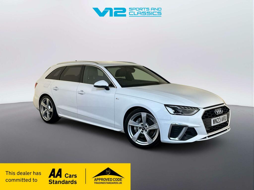 Audi A4 Avant 2.0 Tfsi 40 S Line Estate S Tronic Euro White