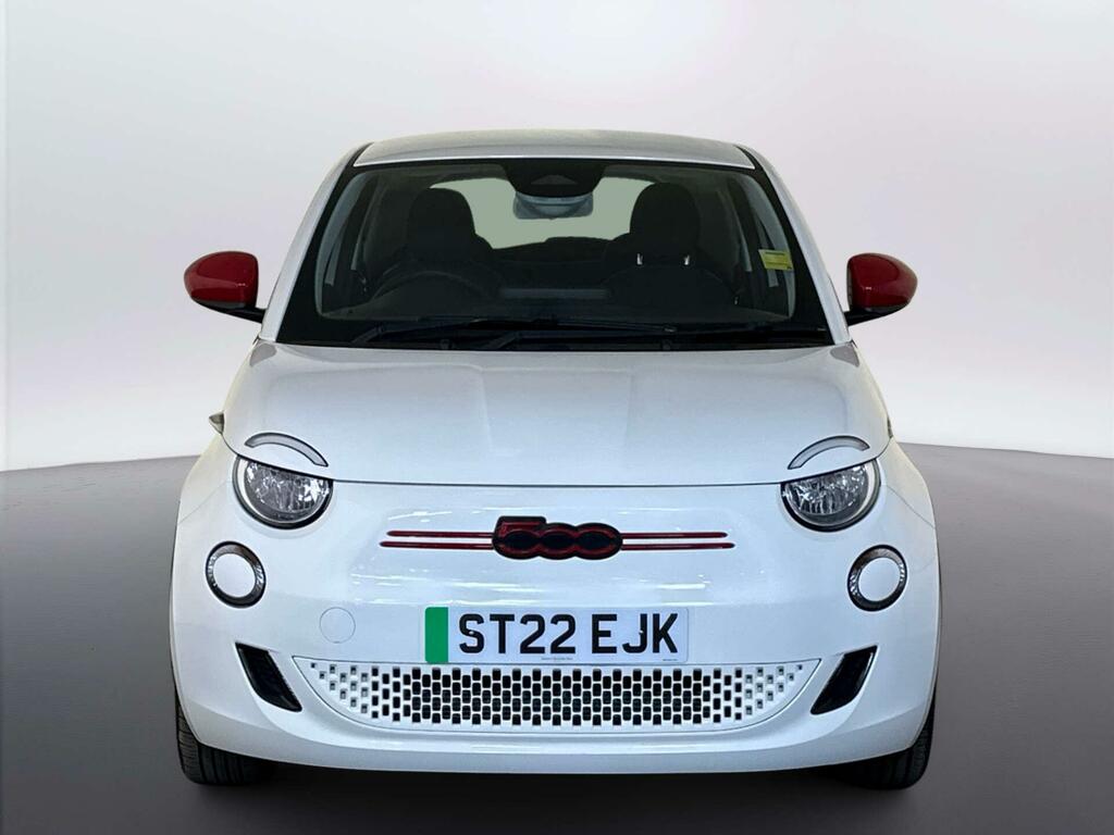 Fiat 500E 24Kwh Red Hatchback 95 Ps White #3