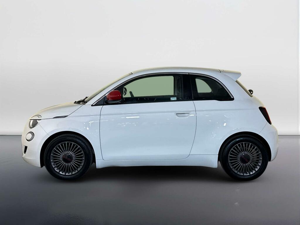 Fiat 500E 24Kwh Red Hatchback 95 Ps White #5