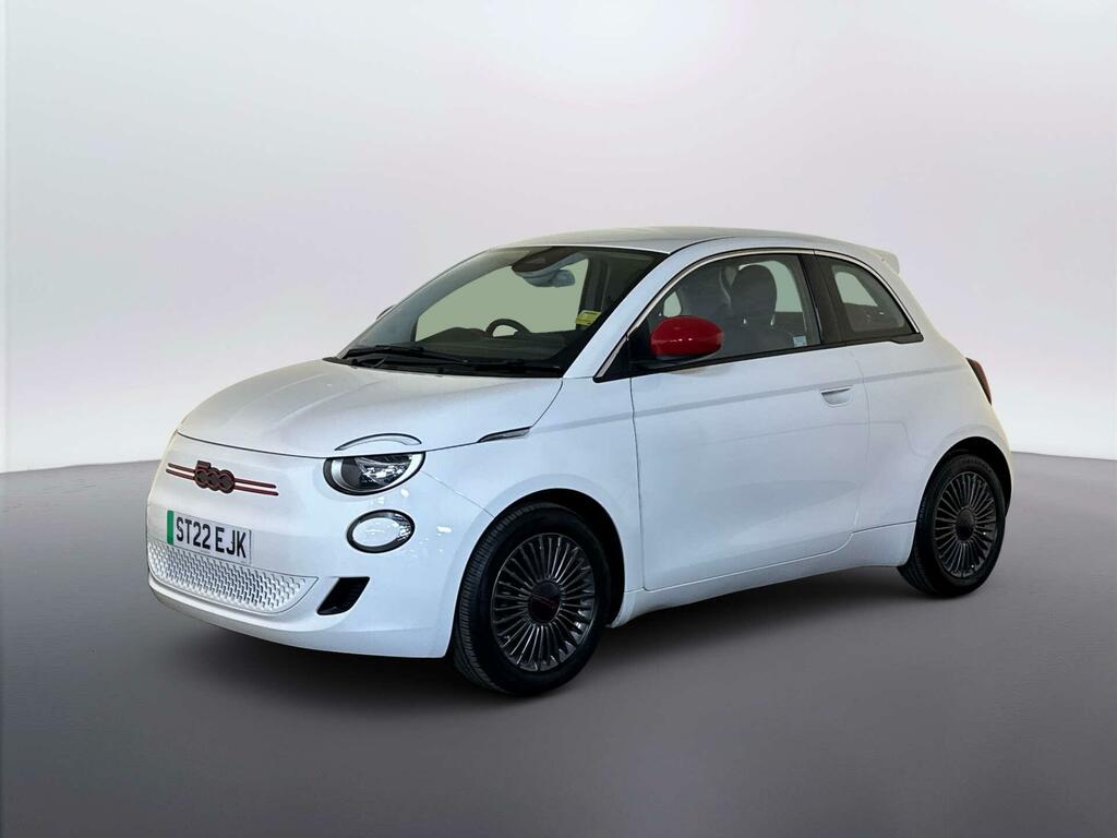 Fiat 500E 24Kwh Red Hatchback 95 Ps White #4