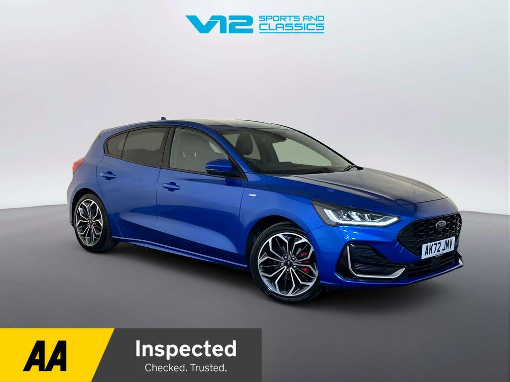 Ford Focus 1.0T Ecoboost Mhev St-line Vignale Hatchback P Blue