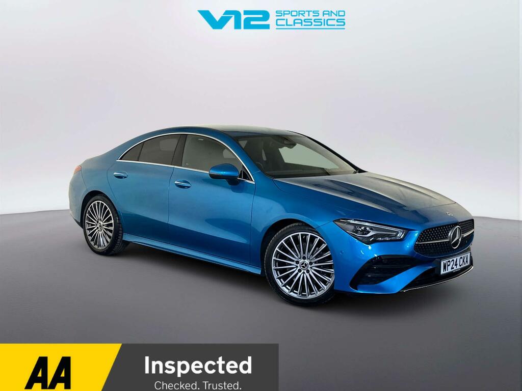 Mercedes-Benz CLA Class 1.3 Cla200h Mhev Amg Line Premium Coupe Petr Blue