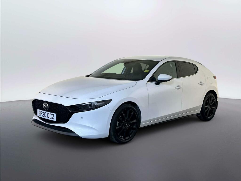 Mazda 3 2.0 Skyactiv-x Mhev Gt Sport Tech Hatchback Pe BP20OCZ White #4