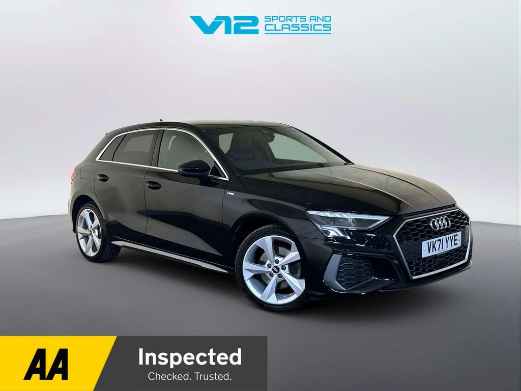 Audi A3 1.4 Tfsie 40 S Line Sportback Plug-in H Black