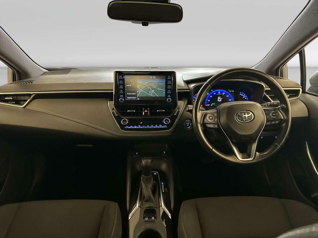 Toyota Corolla 1.8 Vvt-h Gpf Icon Tech Hatchback Hybri White #2