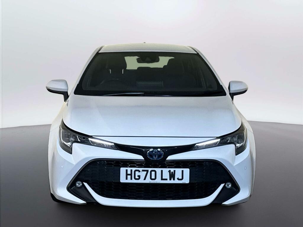 Toyota Corolla 1.8 Vvt-h Gpf Icon Tech Hatchback Hybri White #3