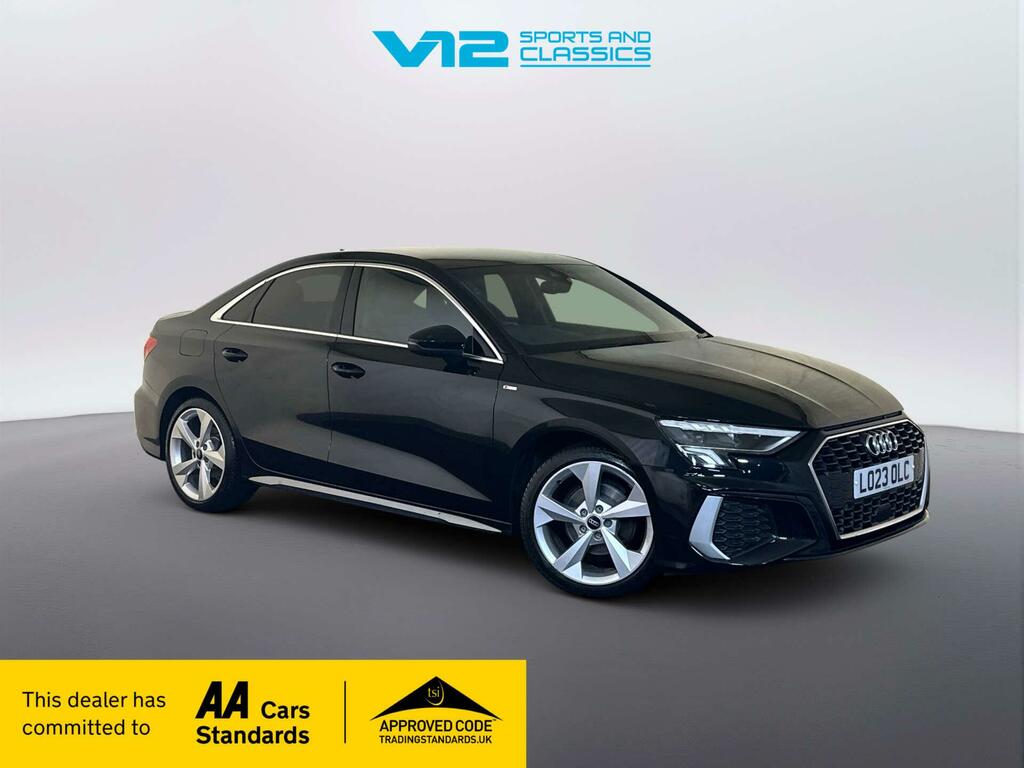Audi A3 1.5 Tfsi 35 S Line Saloon Euro 6 Black