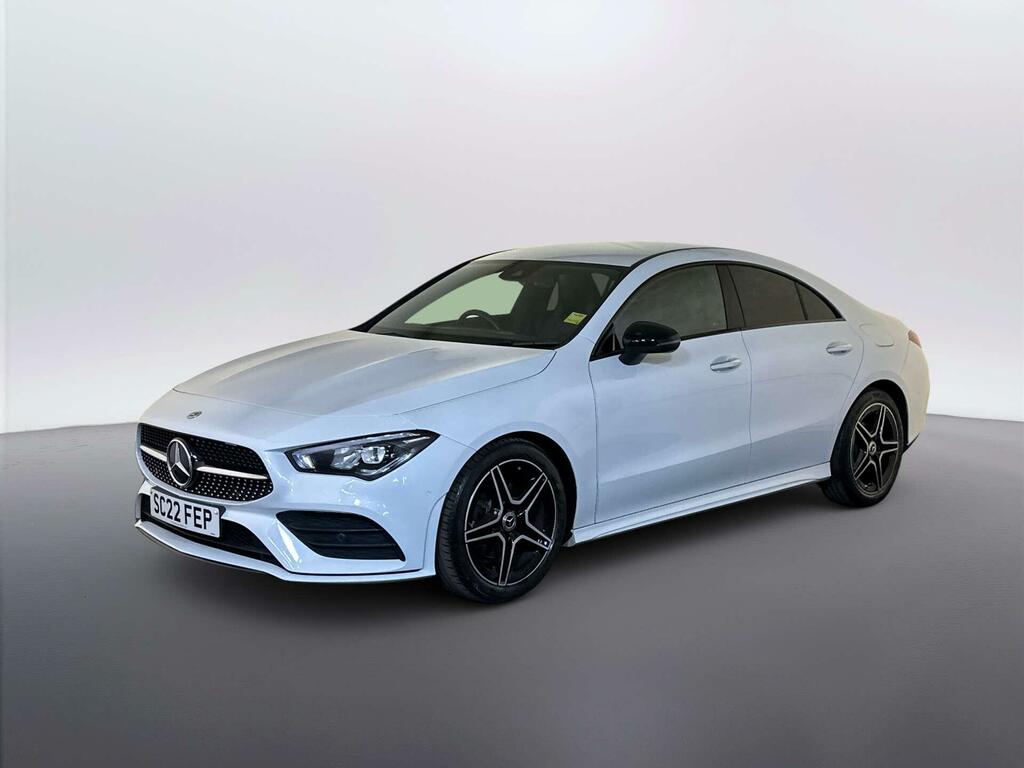 Mercedes-Benz CLA Class 1.3 Cla180 Amg Line Premium Coupe 7G- White #3