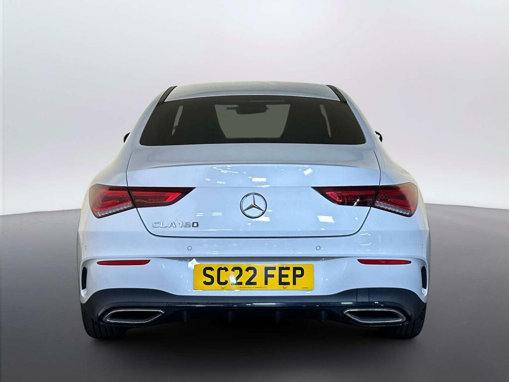 Mercedes-Benz CLA Class 1.3 Cla180 Amg Line Premium Coupe 7G- White #6