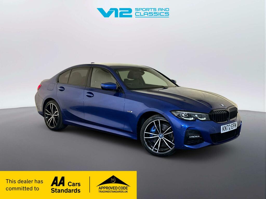 BMW 3 Series 2.0 330E 12Kwh M Sport Saloon Plug-in H Blue