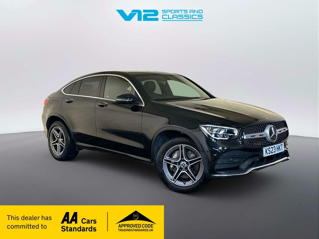 Mercedes-Benz GLC Class 2.0 Glc300h Mhev Amg Line Coupe Hybrid Black