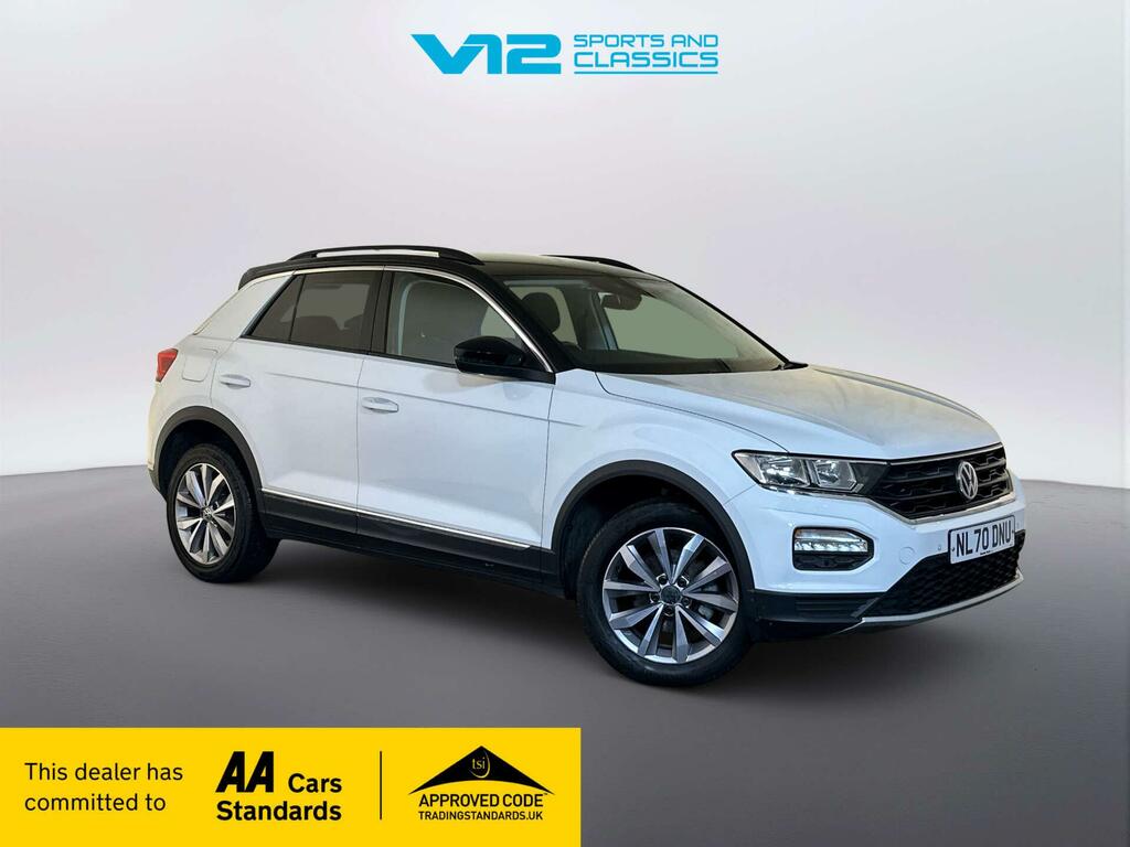 Volkswagen T-Roc 1.0 Tsi Design Suv Euro 6 Ss White