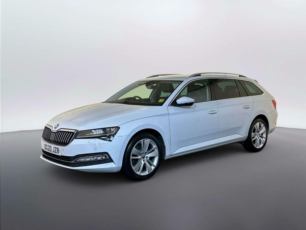 Skoda Superb 2.0 Tdi Se L Estate Dsg Euro 6 Ss 1 White #4