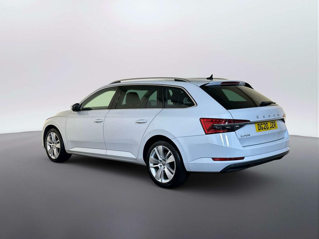 Skoda Superb 2.0 Tdi Se L Estate Dsg Euro 6 Ss 1 White #6