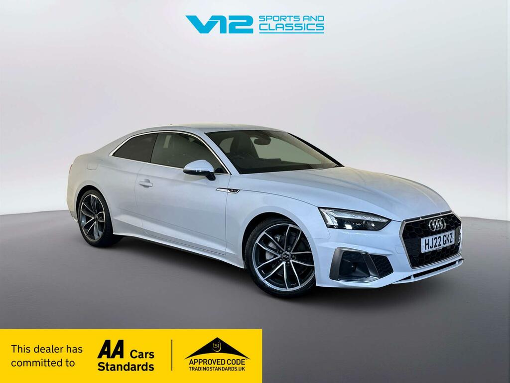 Audi A5 2.0 Tfsi 40 S Line Coupe S Tronic Euro White