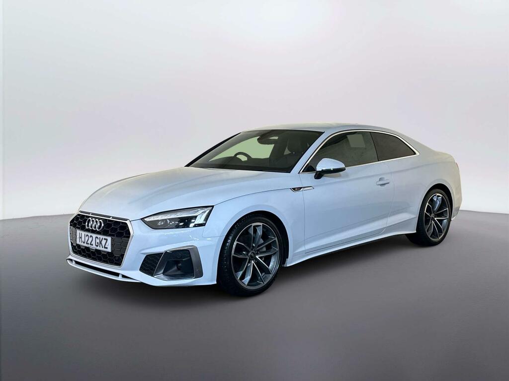 Audi A5 2.0 Tfsi 40 S Line Coupe S Tronic Euro White #4