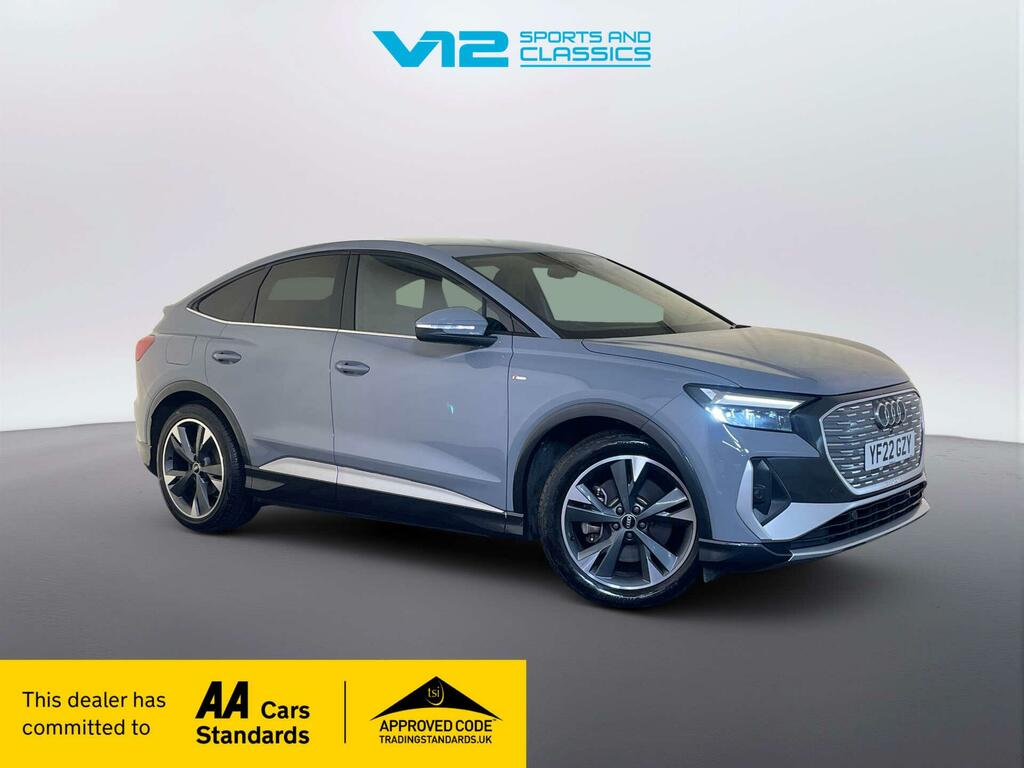Audi Q4 E Tron 40 S Line Sportback 82Kwh 204 P Grey