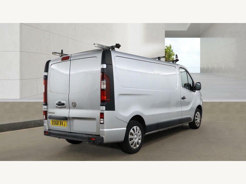 Vauxhall Vivaro Panel Van White #4