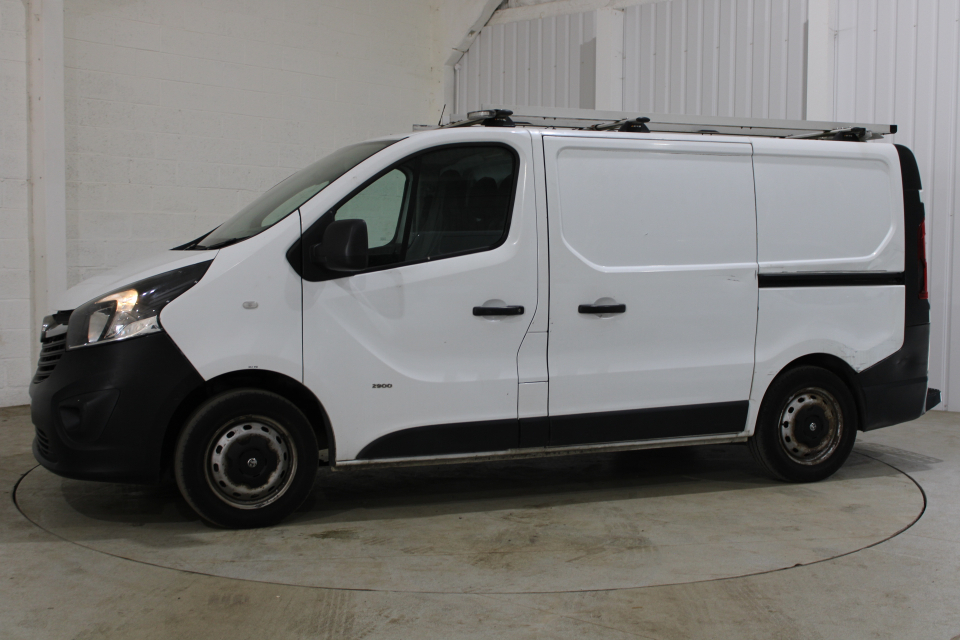 Vauxhall Vivaro Panel Van White #1