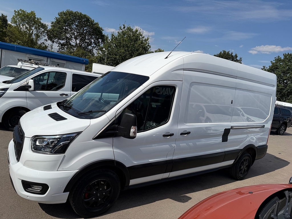 Ford Transit Custom 2.0 350 Ecoblue Mhev Limited Panel Van AF71TVY White #4