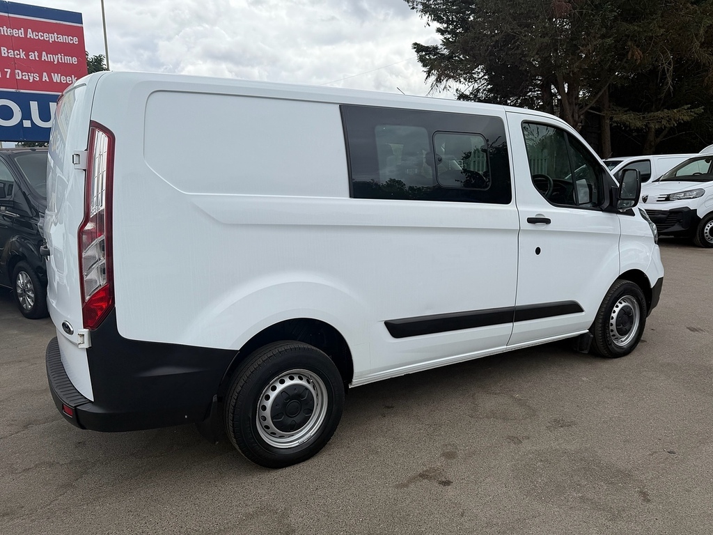Ford Transit Custom 2.0 300 Ecoblue Leader Crew Van Double Cab Die YS21MRX White #6
