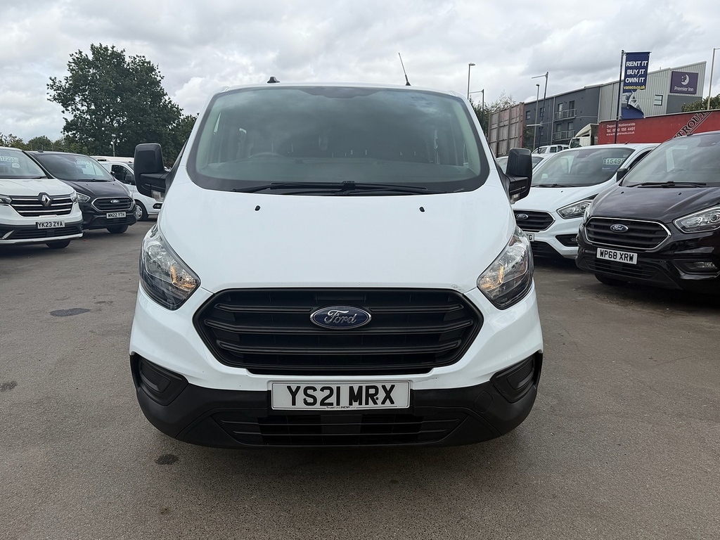 Ford Transit Custom 2.0 300 Ecoblue Leader Crew Van Double Cab Die YS21MRX White #2