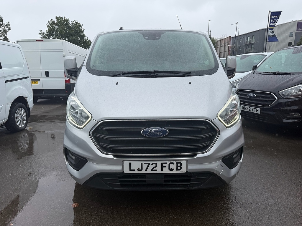 Ford Transit Custom 2.0 300 Ecoblue Limited Panel Van Manua LJ72FCB Silver #2