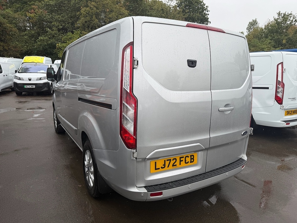 Ford Transit Custom 2.0 300 Ecoblue Limited Panel Van Manua LJ72FCB Silver #5