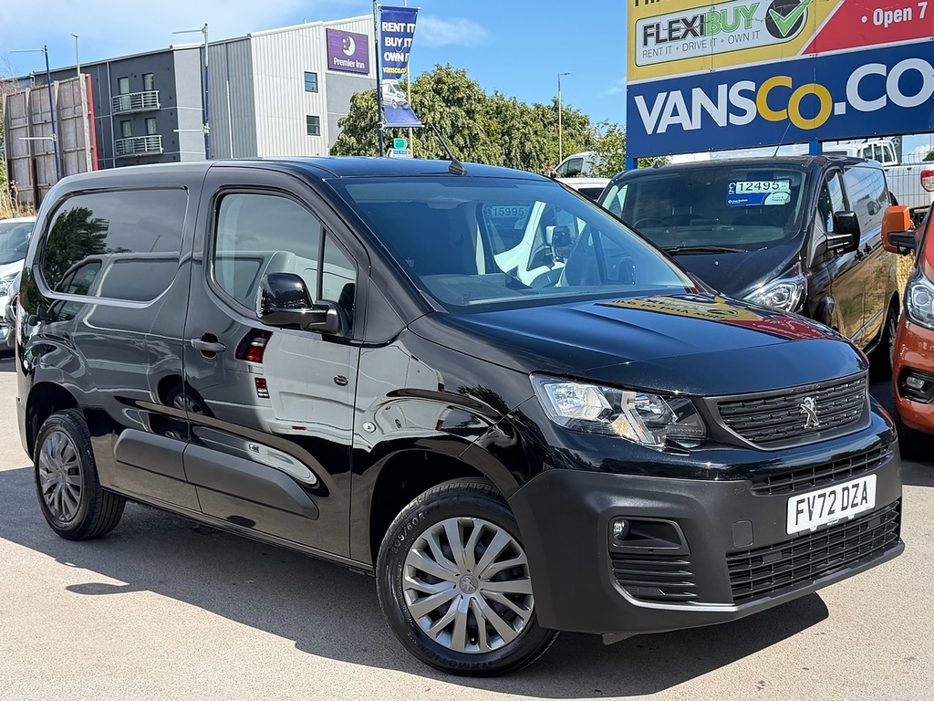 Peugeot Partner 1.5 Bluehdi 1000 Professional Premium Standard Pan Black