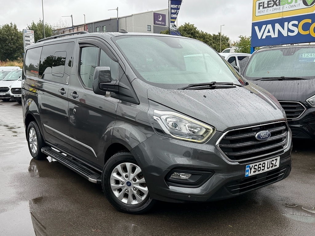 Ford Transit Custom 2.0 320 Ecoblue Limited Crew Van Double Cab Di YS69USZ Grey