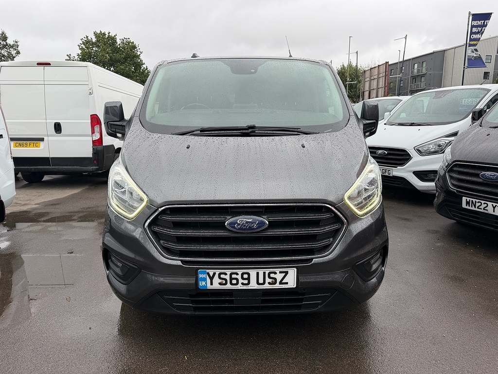 Ford Transit Custom 2.0 320 Ecoblue Limited Crew Van Double Cab Di YS69USZ Grey #2
