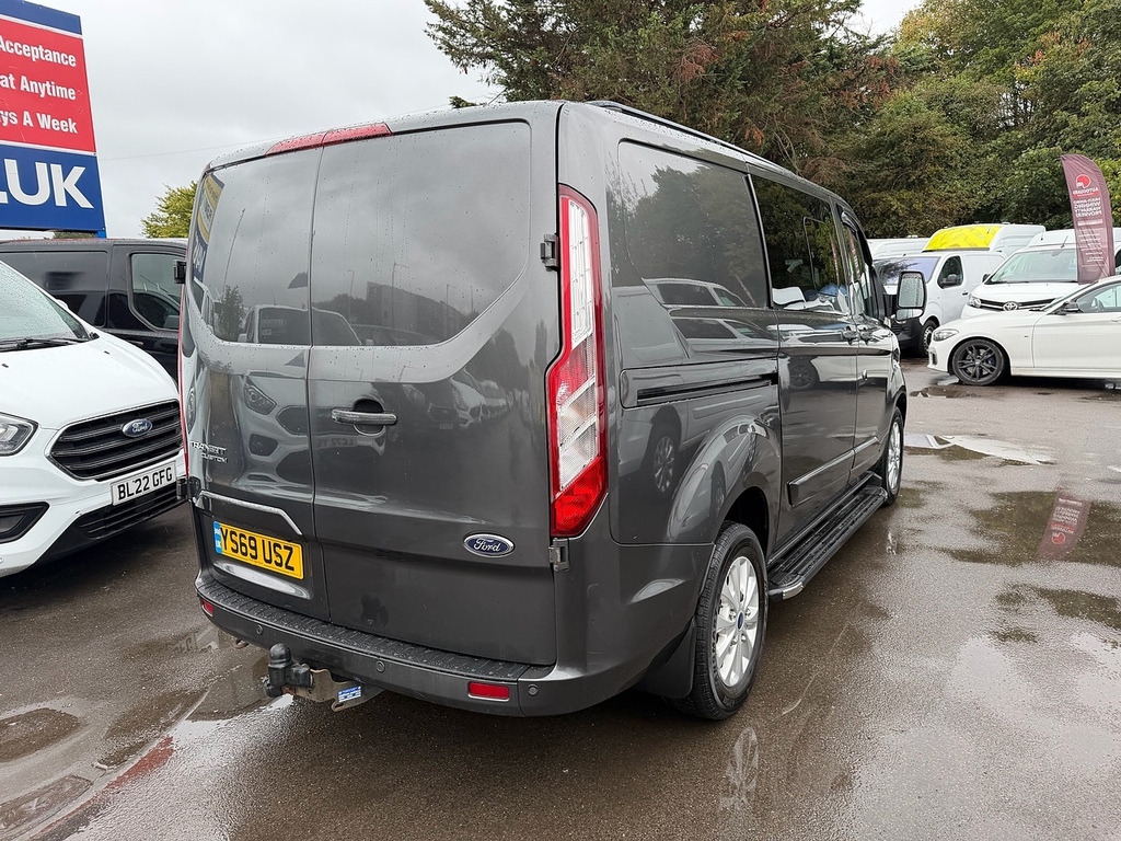 Ford Transit Custom 2.0 320 Ecoblue Limited Crew Van Double Cab Di YS69USZ Grey #6
