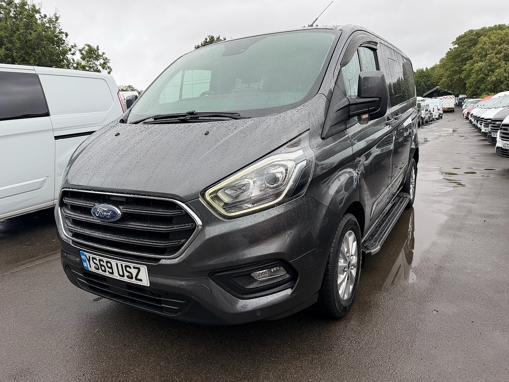 Ford Transit Custom 2.0 320 Ecoblue Limited Crew Van Double Cab Di YS69USZ Grey #3