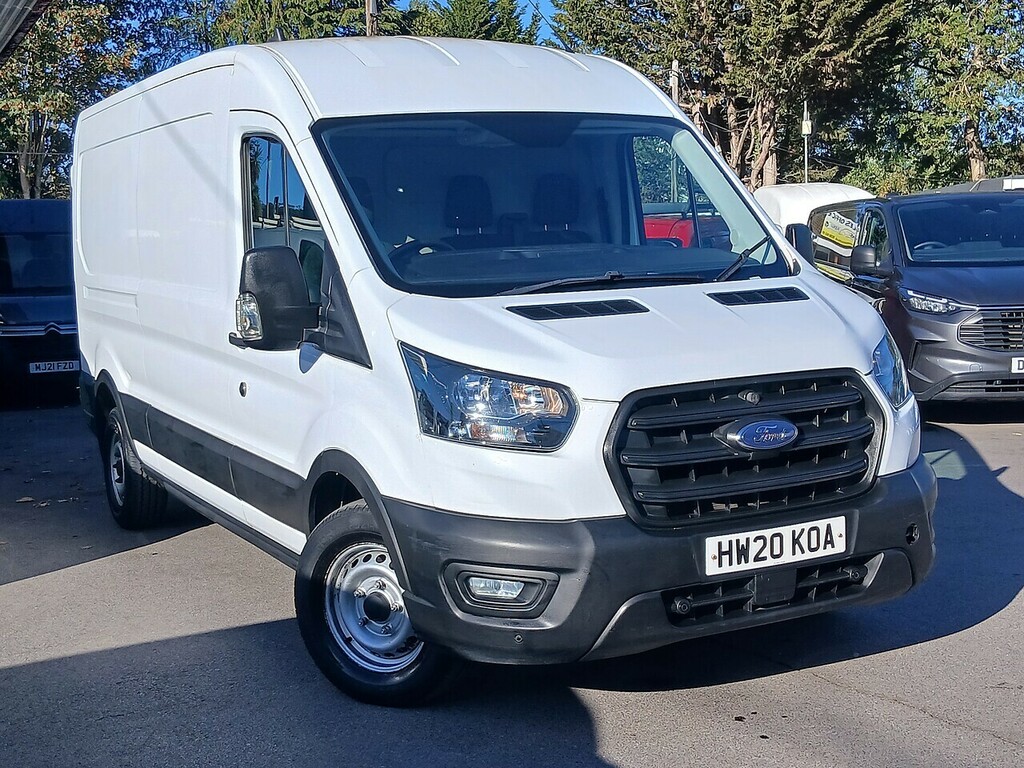 Ford Transit Custom 2.0 350 Ecoblue Leader Panel Van HW20KOA White #3