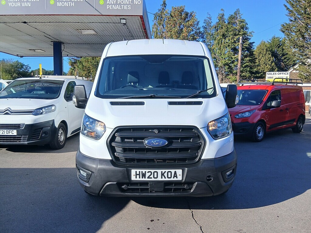 Ford Transit Custom 2.0 350 Ecoblue Leader Panel Van HW20KOA White #2