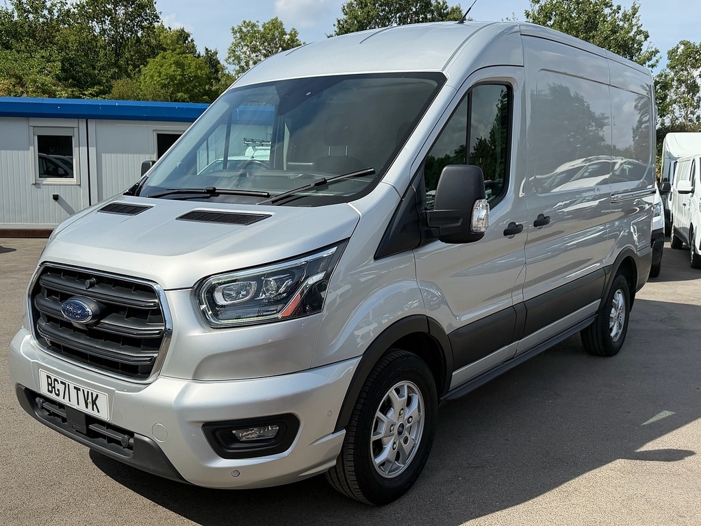 Ford Transit Custom 2.0 350 Ecoblue Mhev Limited Panel Van BG71TVK Silver #4