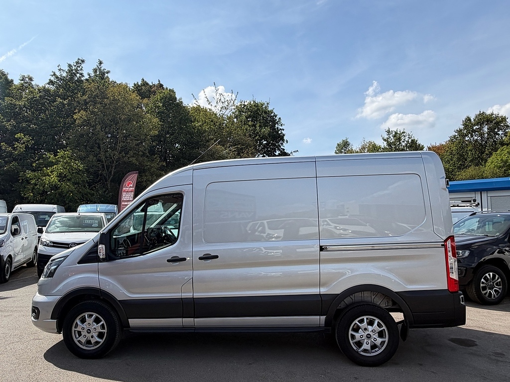 Ford Transit Custom 2.0 350 Ecoblue Mhev Limited Panel Van BG71TVK Silver #5