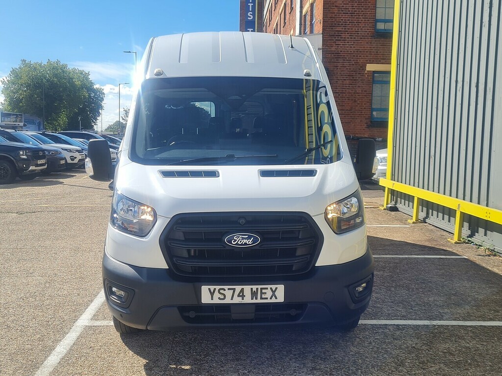 Ford Transit Custom 2.0 460 Ecoblue Leader Minibus Double Cab Dies YS74WEX White #5