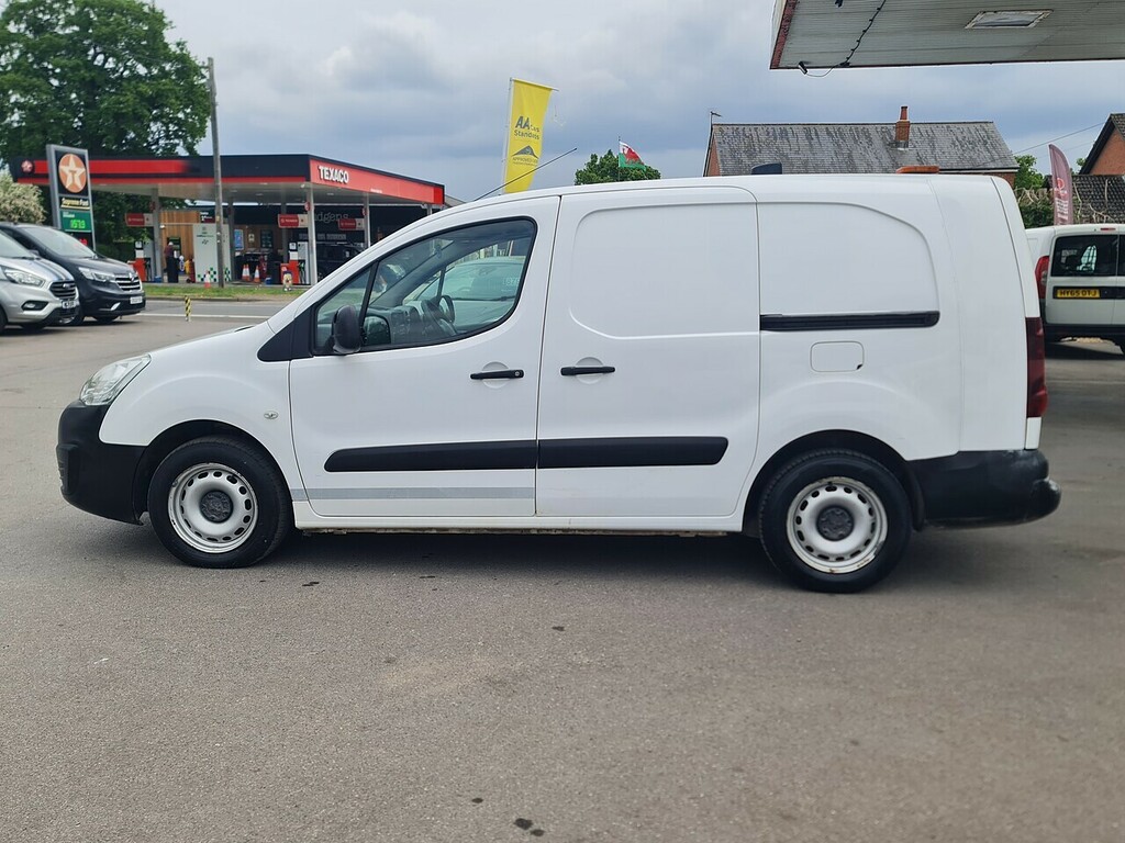 Peugeot Partner 1.6 Bluehdi 756 S Panel Van 6Dr L2 White #4