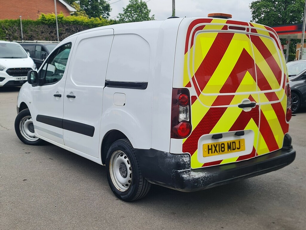 Peugeot Partner 1.6 Bluehdi 756 S Panel Van 6Dr L2 White #5