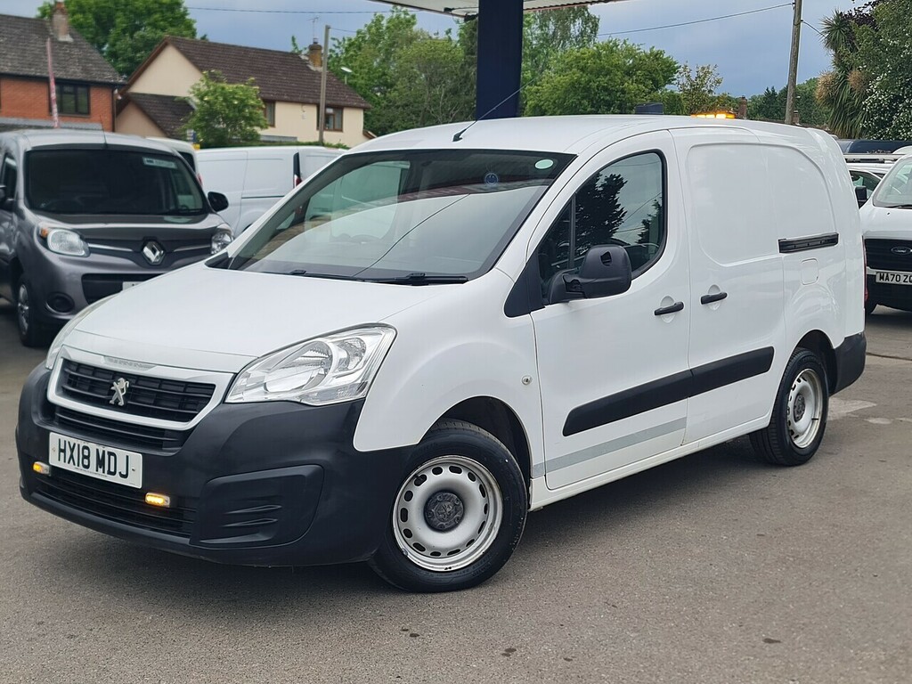 Peugeot Partner 1.6 Bluehdi 756 S Panel Van 6Dr L2 White #3