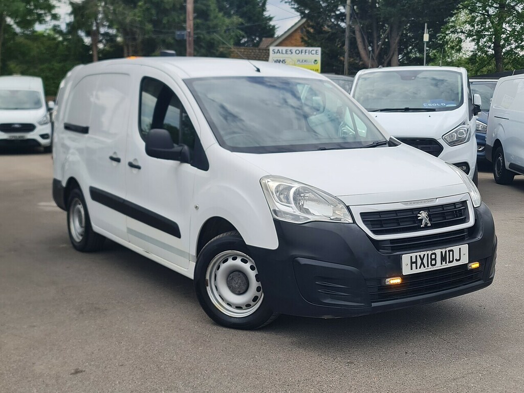 Peugeot Partner 1.6 Bluehdi 756 S Panel Van 6Dr L2 White