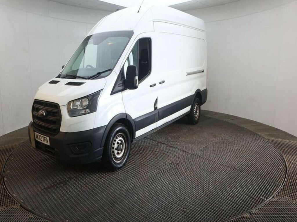 Ford Transit Custom 2.0 350 Ecoblue Leader Panel Van AK72TFA White