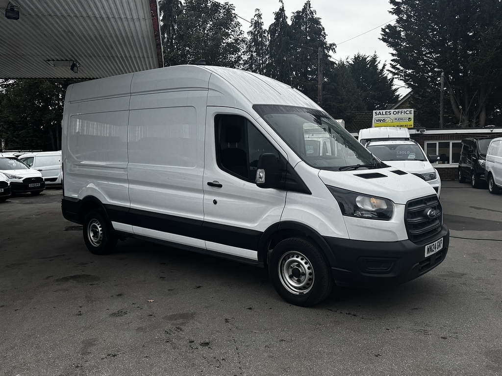 Ford Transit Custom 350 Ecoblue Leader Panel Van 2.0 WN24GKP White #6